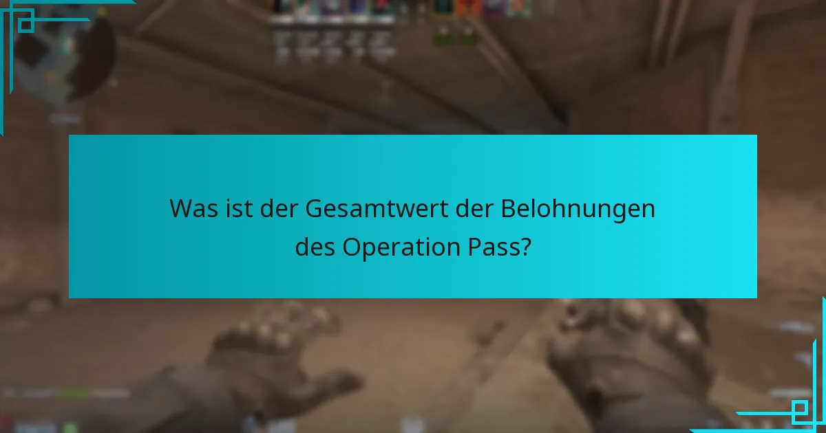 Wie erhalten Spieler Belohnungen aus dem Operation Pass?