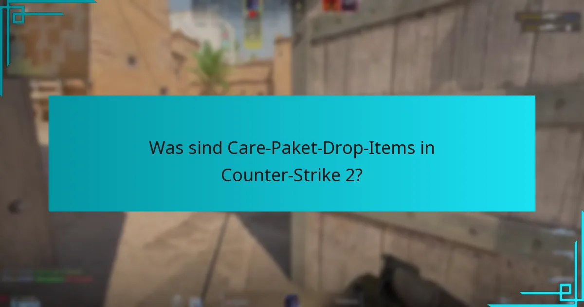 Welche Gegenstände können in Care-Paketen von Counter-Strike 2 gefunden werden?