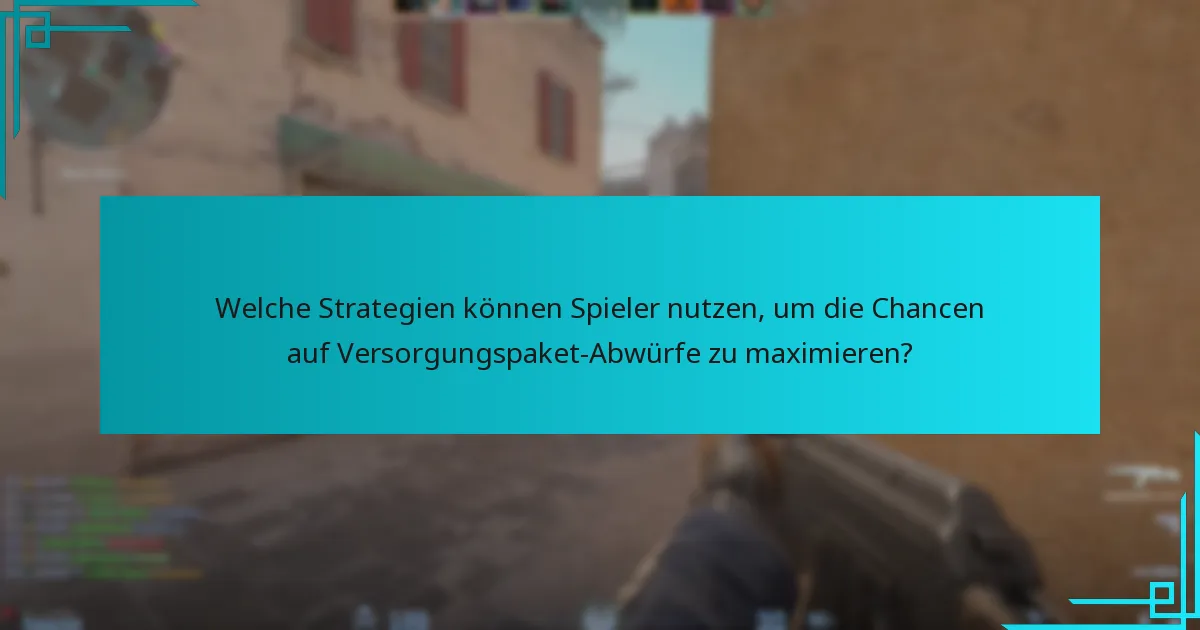 Wie vergleichen sich Versorgungspaket-Abwürfe mit ähnlichen Systemen in anderen Spielen?