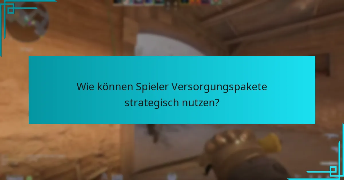 Wie vergleicht sich die Frequenz der Versorgungspaketabwürfe mit anderen Spielen?