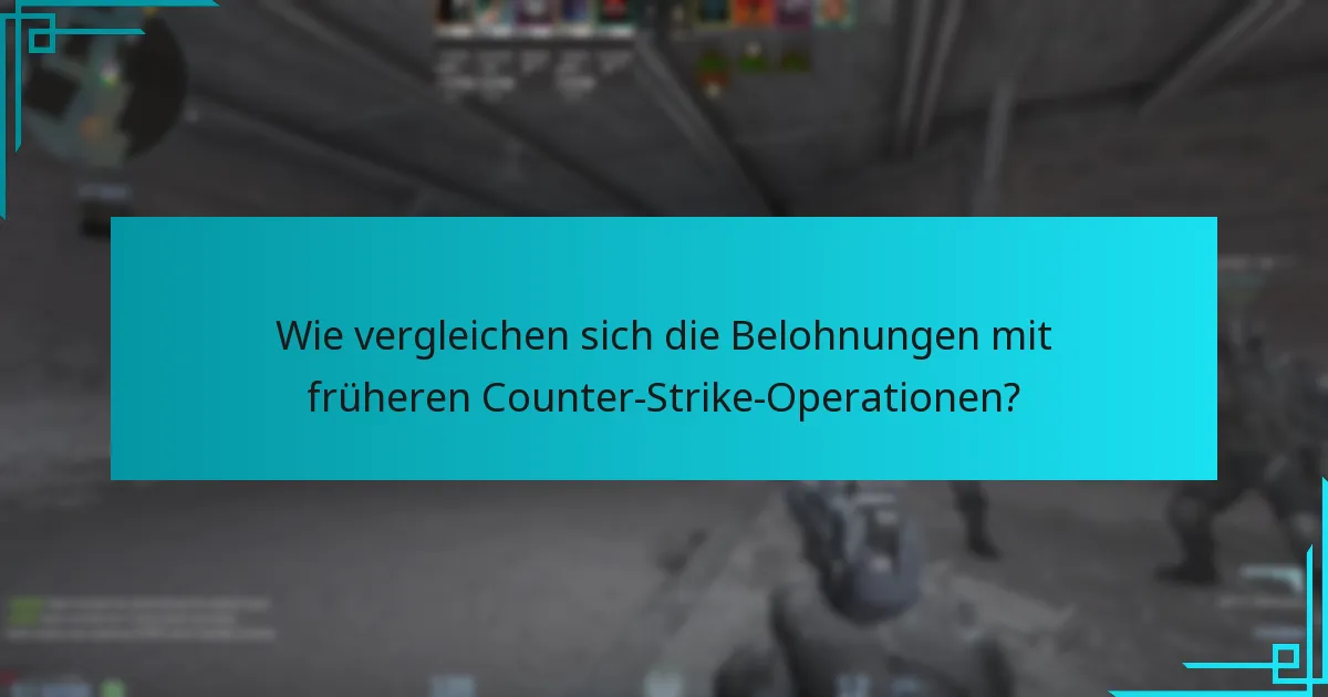 Wie vergleichen sich die Belohnungen von Counter-Strike 2 mit anderen Spielen?